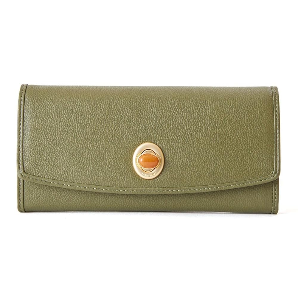 Amazon | [ハシバミ] Gem Stone Long Wallet 天然石